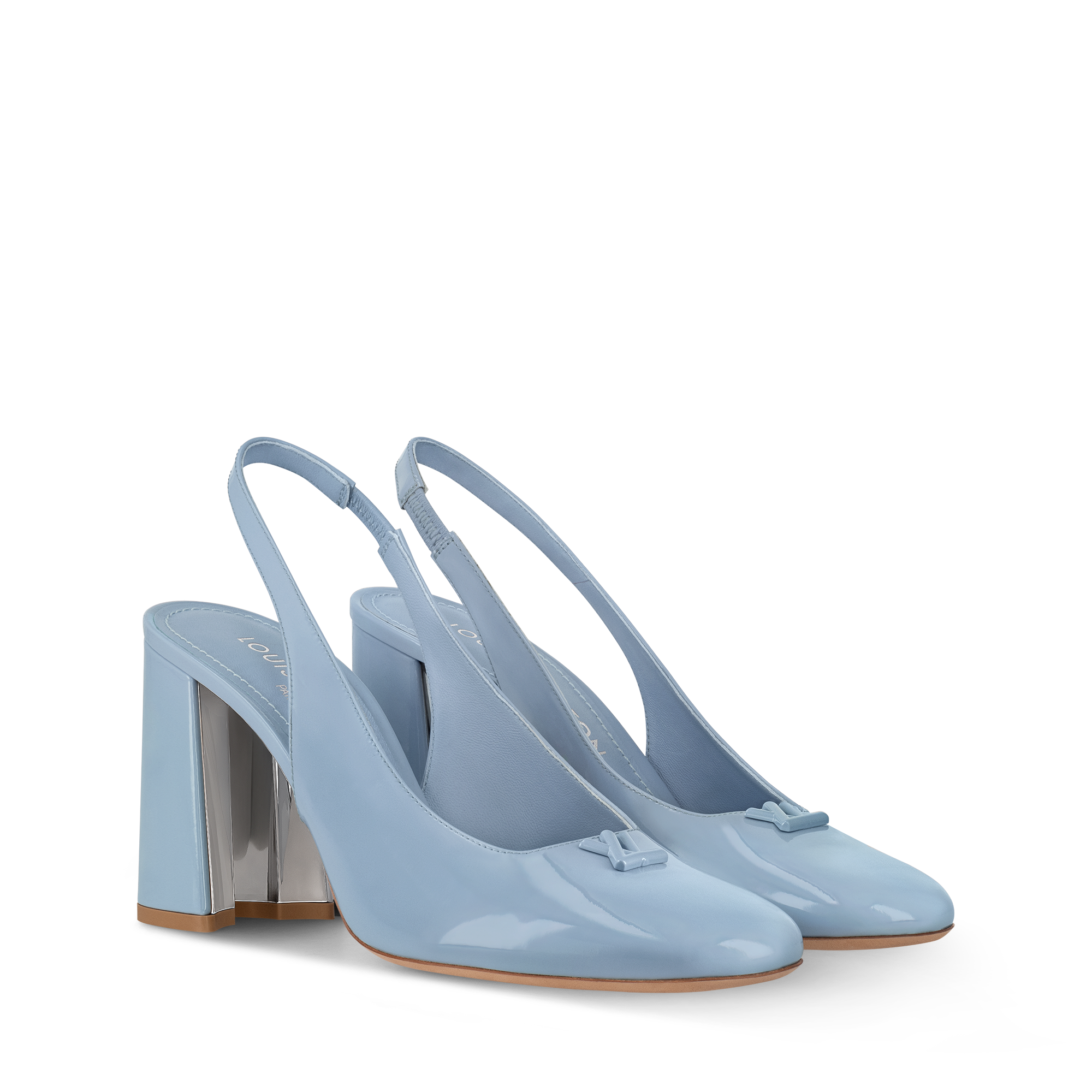 LOUIS VUITTON ライトブルー ミュール louis-vuitton--